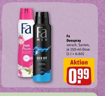 REWE Fa deospray Angebot