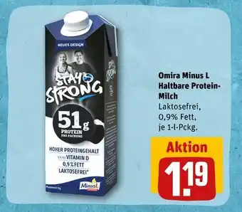 REWE Omira minus l haltbare protein-milch Angebot