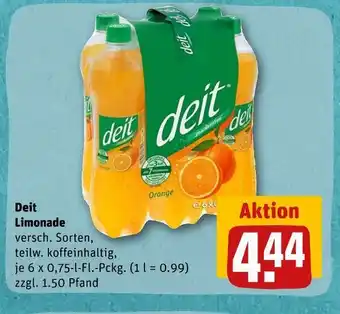 REWE Deit limonade Angebot