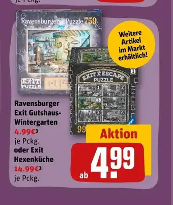 REWE Ravensburger puzzle Angebot