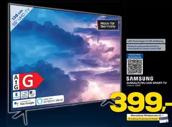 Euronics Berlet Samsung 4K FullHD LED TV 55" | GU55AU7179U Angebot