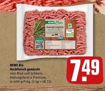 REWE Rewe bio hackfleisch gemischt Angebot