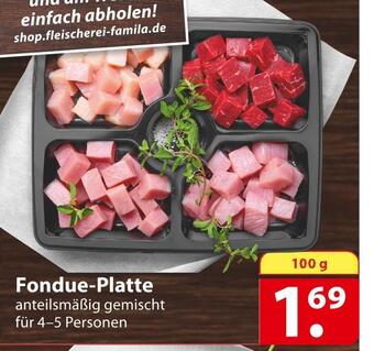 Famila Nord Ost Fondue-platte Angebot