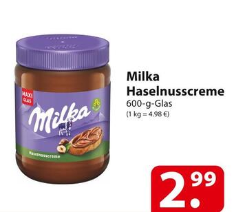 Famila Nord Ost Milka haselnusscreme Angebot