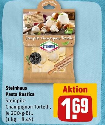 REWE Steinhaus pasta rustica Angebot