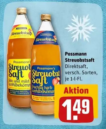 REWE Possmann streuobstsaft Angebot