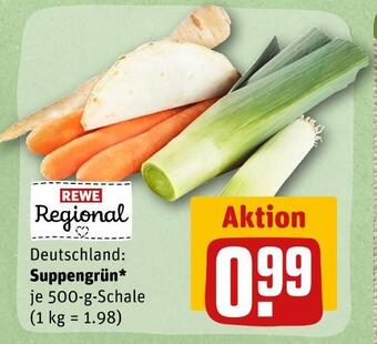 REWE Rewe regional suppengrün Angebot