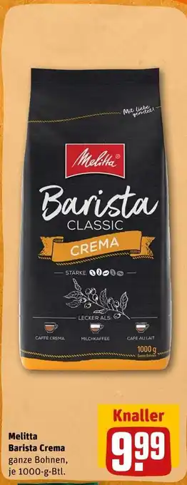 REWE Melitta barista crema Angebot