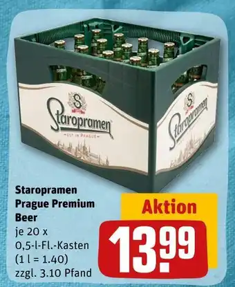 REWE Staropramen prague premium beer Angebot