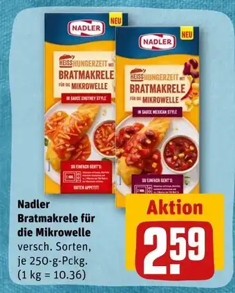 REWE Nadler bratmakrele für die mikrowelle Angebot