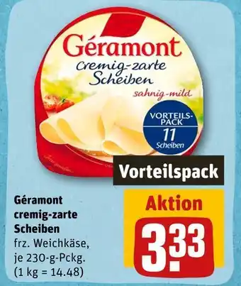 REWE Géramont schnittkäse Angebot