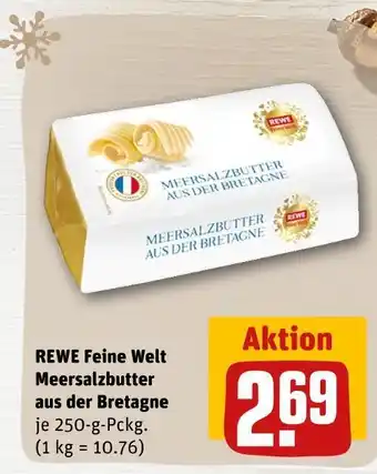 REWE Rewe feine welt meersalzbutter Angebot