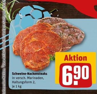 REWE Schweine-nackensteaks Angebot