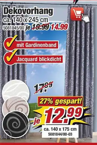 Poco Dekovorhang Angebot