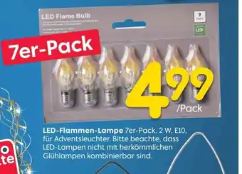 Rusta LED-Flammen-Lampe 7st Angebot