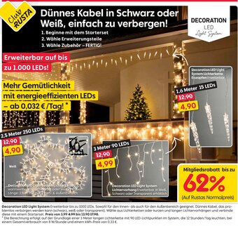Rusta Decoration LED Light System Angebot