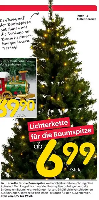 Rusta Lichterkette fur die Baumspitze Angebot