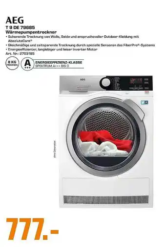 Saturn Aeg wärmepumpentrockner Angebot