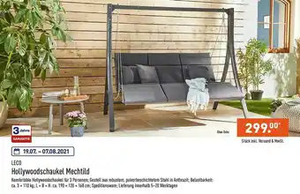 Aldi Nord Leco Hollywoodschaukel Mechtild Angebot