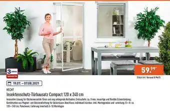 Aldi Nord Hecht Insektenschutz Türbausatz Compact 120 X 240 Cm Angebot