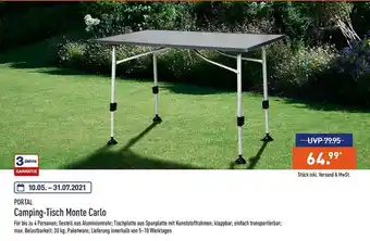 Aldi Nord Portal Camping Tisch Monte Carlo Angebot