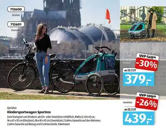 Aldi Süd Qeridoo Kindersportwagen Sportrex Angebot