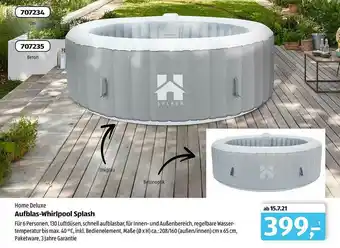 Aldi Süd Home Deluxe Aufblas-whirlpool Splash Angebot