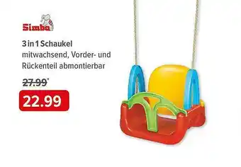 BabyOne Simba 3 In 1 Schaukel Angebot