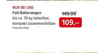 BabyOne Falt-bollerwagen Angebot