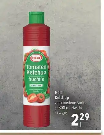 CITTI Markt Hela Ketchup Angebot