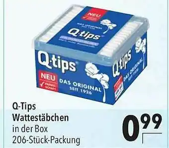 CITTI Markt Q-tips Wattestäbchen Angebot