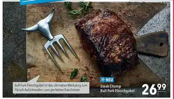 CITTI Markt Steak Champ Bull Fork Fleischgabel Angebot