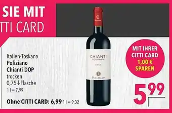 CITTI Markt Italien-toskana Poliziano Chianti Dop Angebot