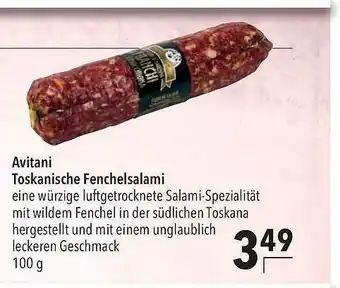 CITTI Markt Avitani Toskanische Fenchelsalami Angebot