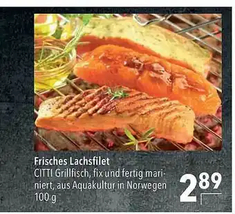 CITTI Markt Frisches Lachsfilet Angebot