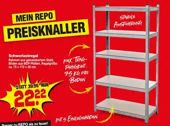 Repo Markt Schwerlastregal Angebot