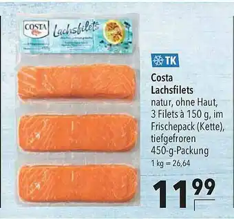 CITTI Markt Costa Lachsfilets Tk Angebot