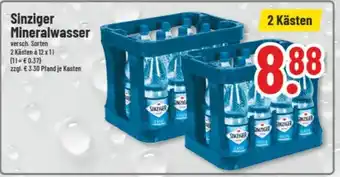 trinkgut Sinziger Mineralwasser 2*12*1L Angebot