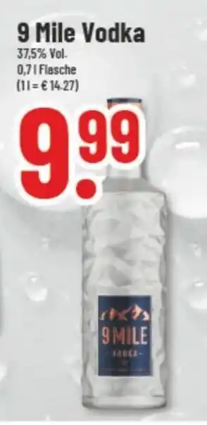 trinkgut 9 Mile Vodka 700ml Angebot