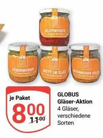 Globus Gläseraktion Angebot