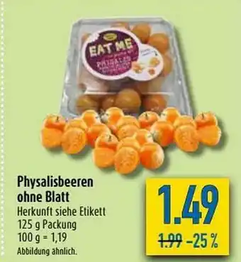 diska Physalisbeeren Ohne Blatt Angebot