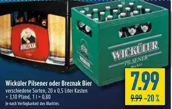 diska Wicküler Pilsener Oder Breznak Bier Angebot