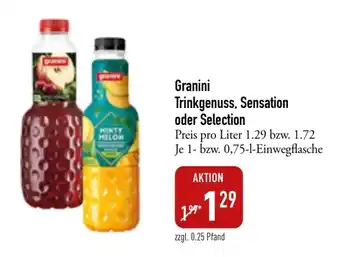 Galeria Markthalle Granini Trinkgenuss, Selection o. Sensation 750ml/1L Angebot