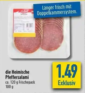 diska Die Heimische Pfeffersalami Angebot