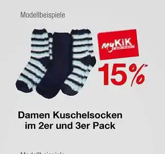 KiK Damen kuschelsocken im 2er und 3er pack Angebot