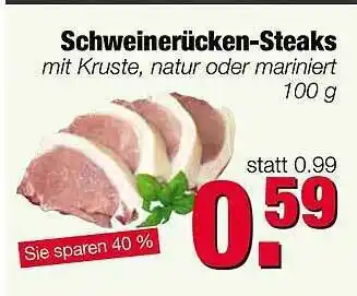 Edeka Scherer Schweinerückensteaks Angebot