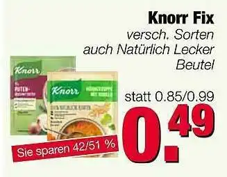 Edeka Scherer Knorr Fix Angebot