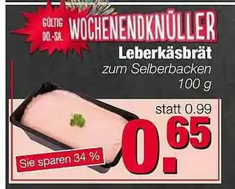 Edeka Scherer Leberkäsbrät Angebot