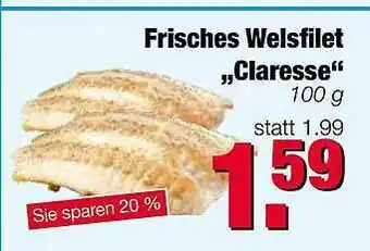 Edeka Scherer Frisches Welsfilet „claresse” Angebot