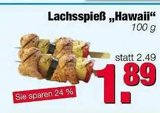 Edeka Scherer Lachsspieß „hawaii” Angebot